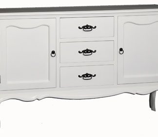 2 Door 3 Drawer French Sideboard