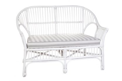 Euro 2 Seat Lounge with Cream Cushion