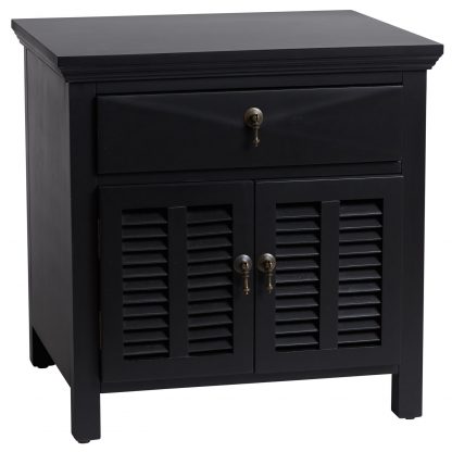 Louvre Bedside Black