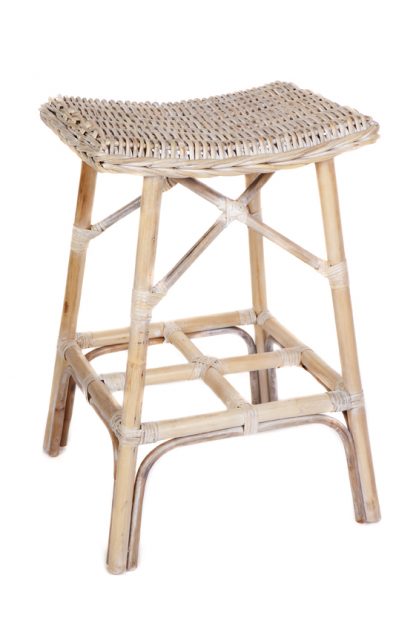 Ivy Rattan Kitchen Stool
