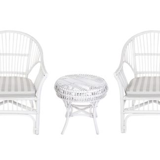 Euro Rattan 3 Pce Setting