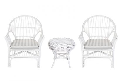 Euro Rattan 3 Pce Setting