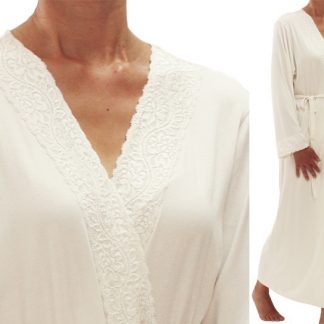Rosette Bamboo Dressing Gown