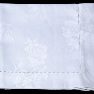 Napkin White Rose Damask