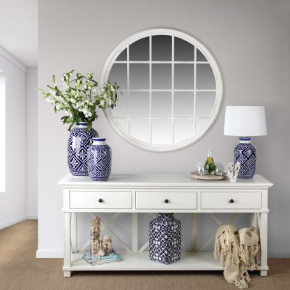Sorrento 3 Drawer Console Table - Image 4