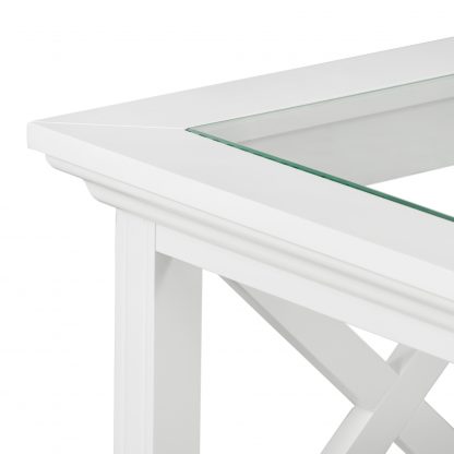 Sorrento Glass Top Side Table - Image 2