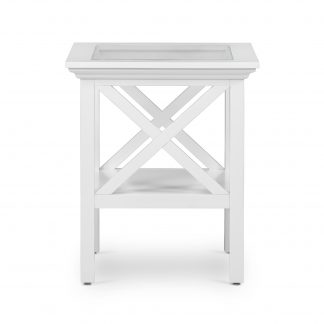 Sorrento Glass Top Side Table