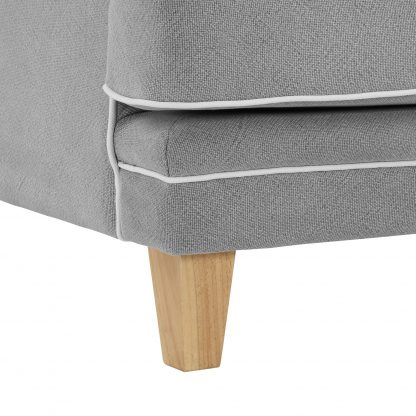 Bondi Armchair Grey/White Piping - Image 4