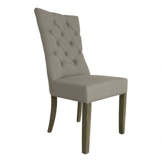 Diana Beige Linen Dining Chair
