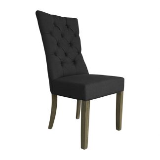Diana Charcoal Linen Dining Chair