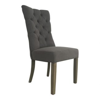 Diana Storm Grey Linen Dining Chair