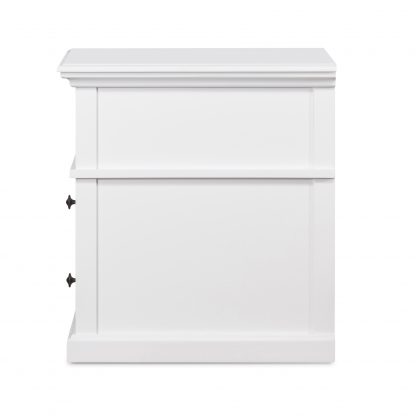 Sorrento Medium 2 Drawer Bedside Table - Image 4
