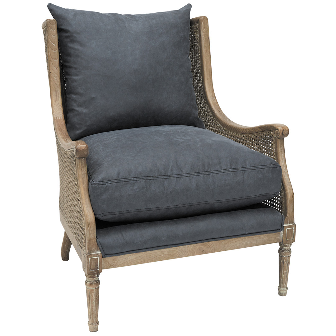 Haven Savanna Armchair Ink Blue Country Interiors