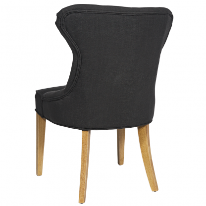 Haven Buttonback Dining Chair Charcoal - Image 3
