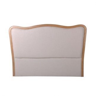 Oxford Upholstered Beige Bedhead King