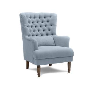 Bayside Button Tufted Winged Slate Blue (Due 06/09/24)
