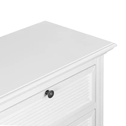 West Beach Chest 6 Drawers White - Image 3