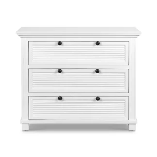 West Beach Chest 3 Drawers White