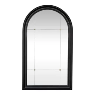 Oliver Tall Black Arched Mirror