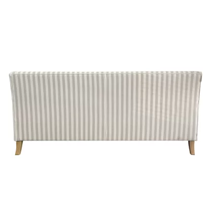 Bondi 3 Seat Sofa Natural Stripe w White Piping (Due 06/09/24) - Image 5